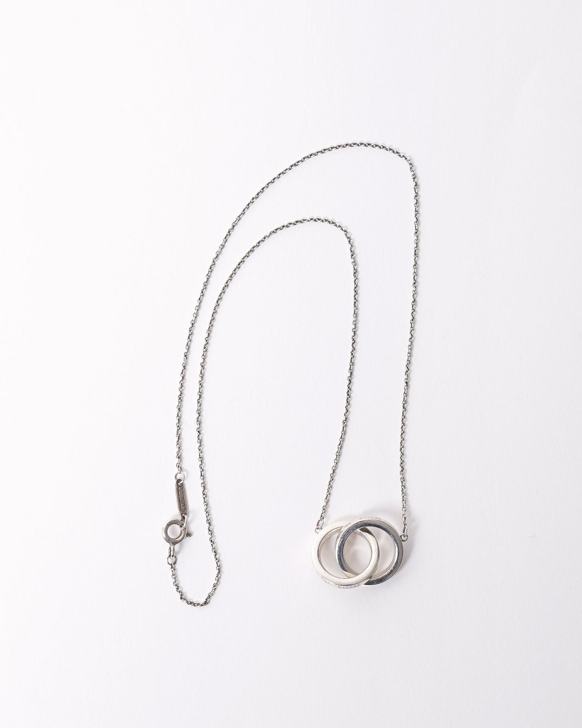 Silver 1837 Interlocking Circle Pendant