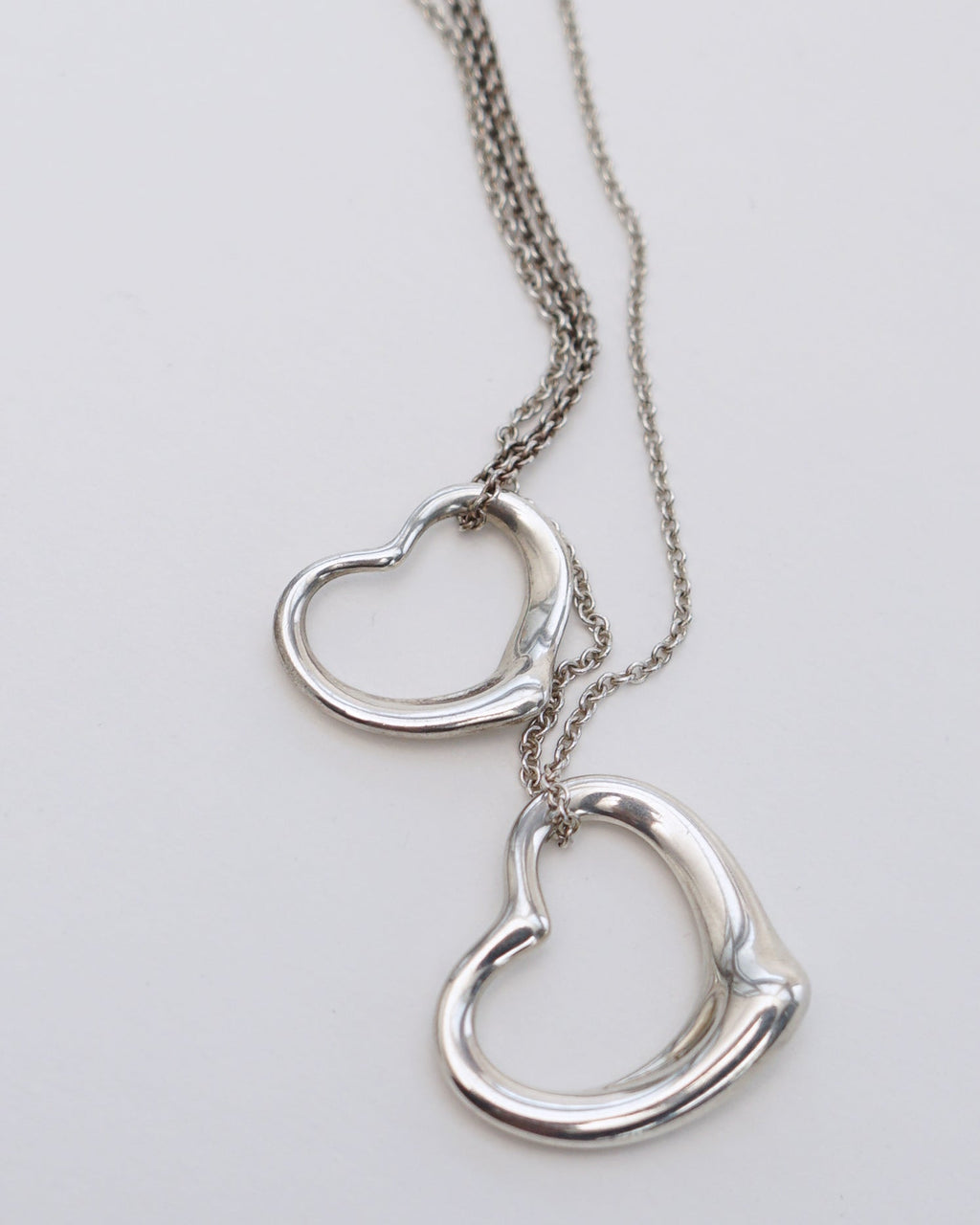 Silver Open Heart Necklace
