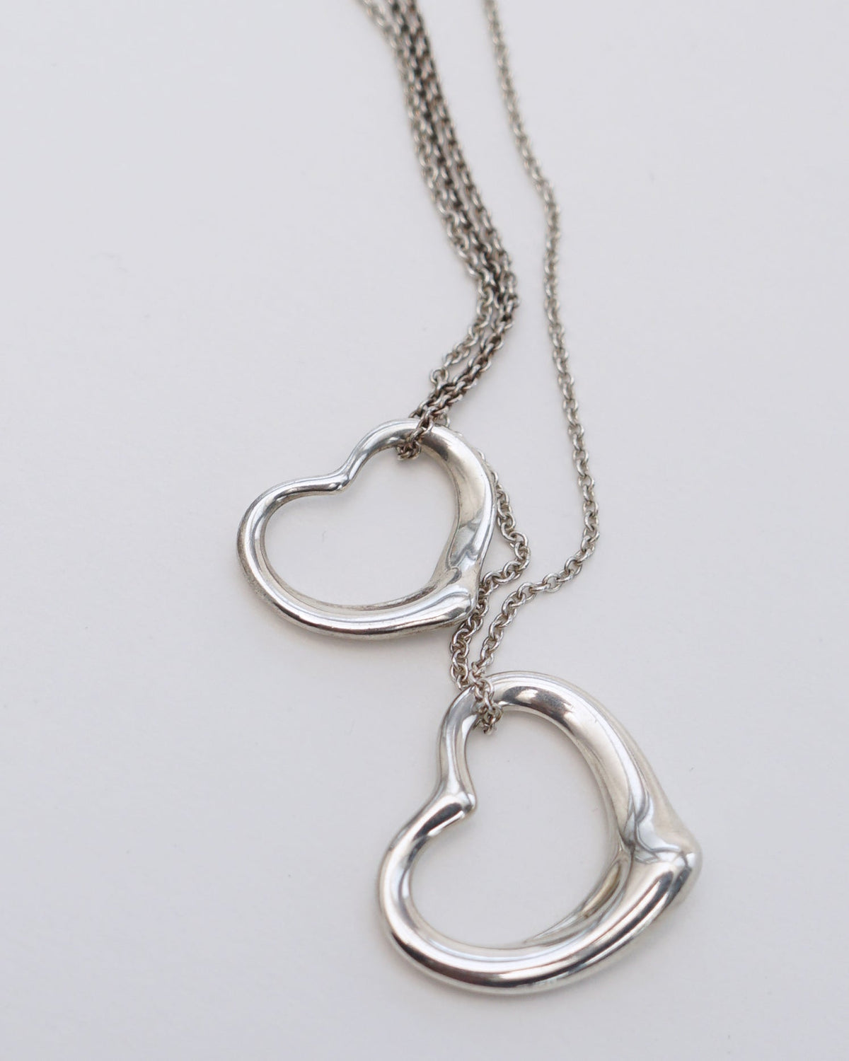 Silver Open Heart Necklace