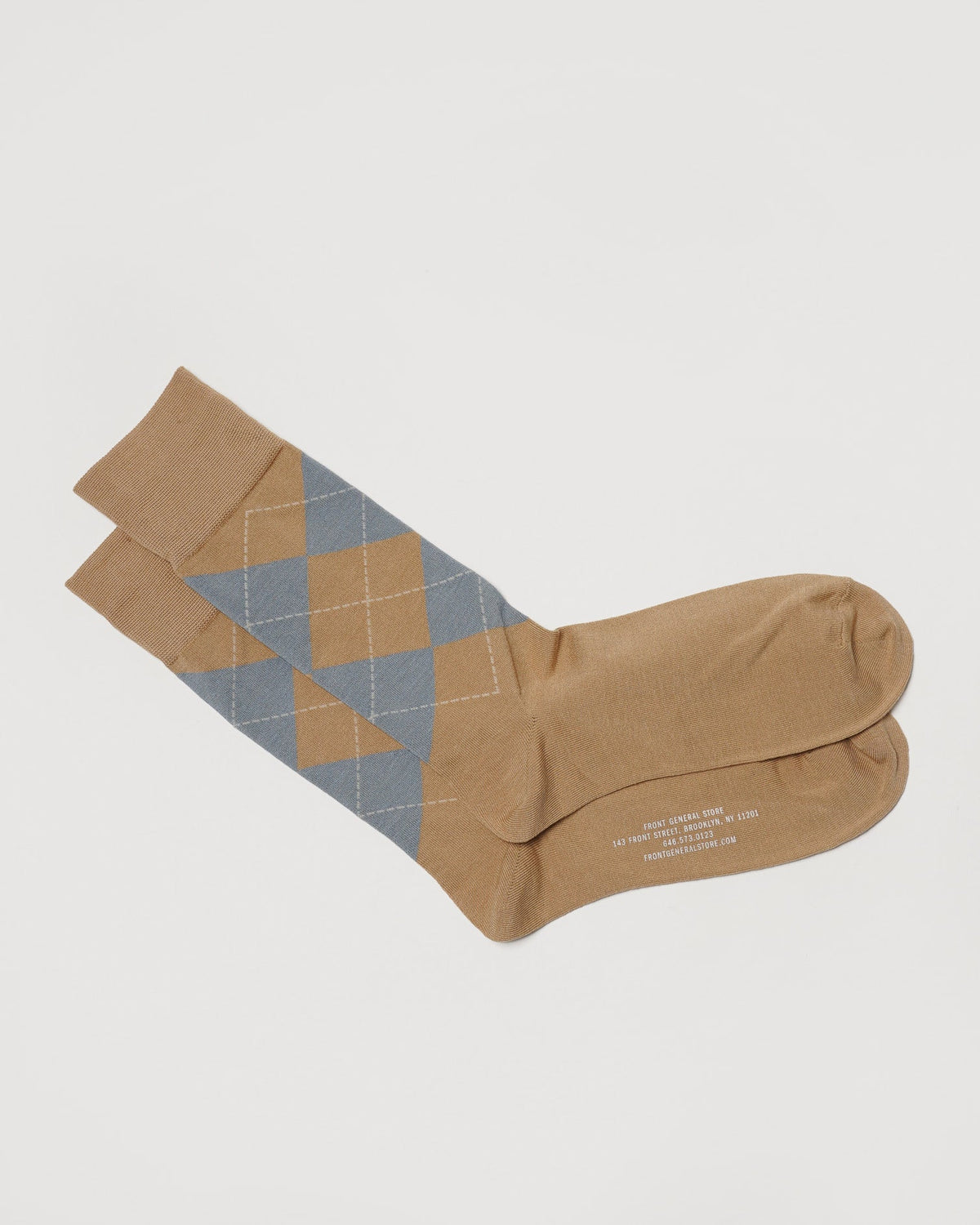 Argyle Socks / Beige