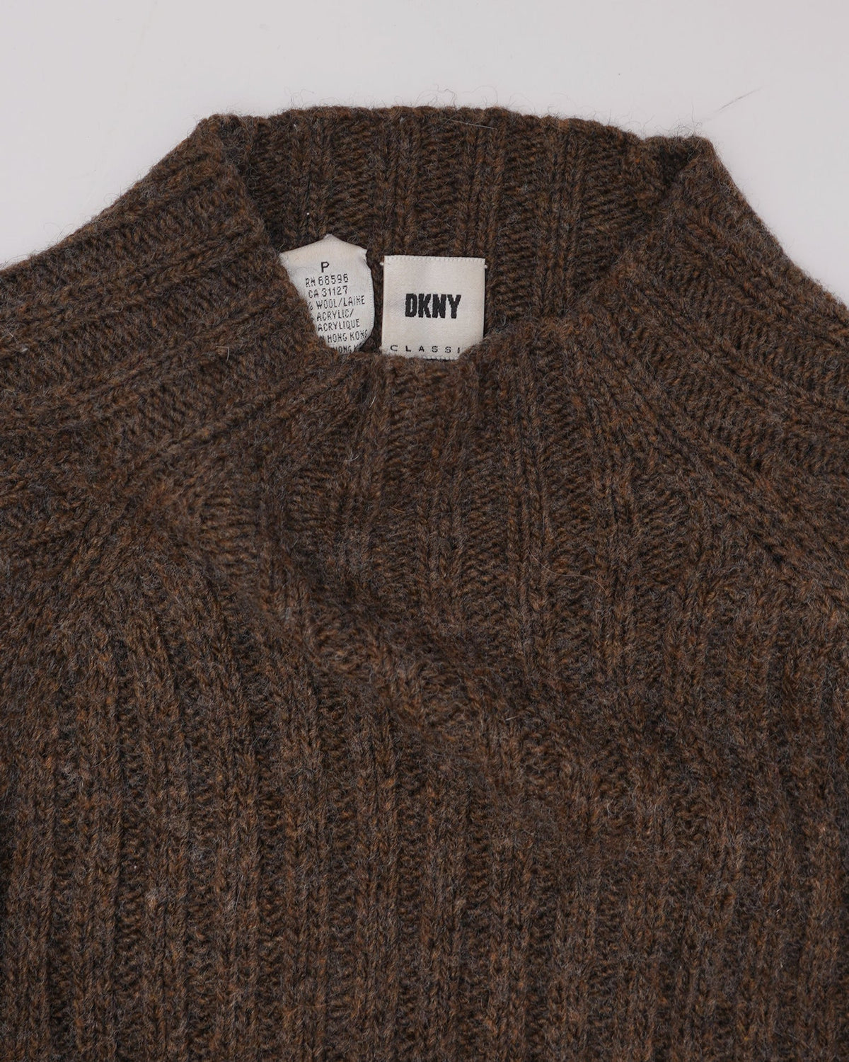 Mock Neck Rib Sweater