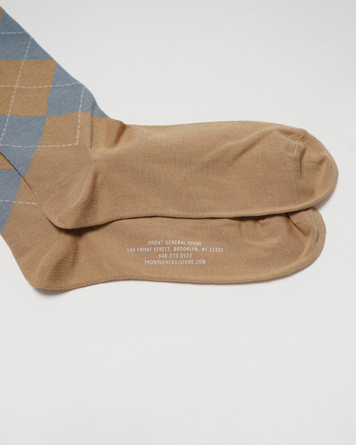 Argyle Socks / Beige