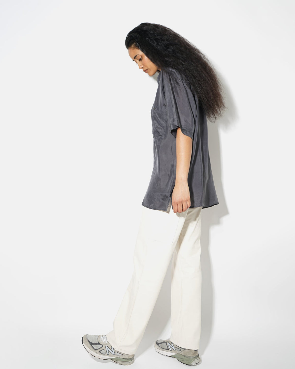 Silk Shirt Short Sleeve / Basic