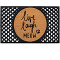 4 Cats & Dogs L.L Meow Round Entrance Mat