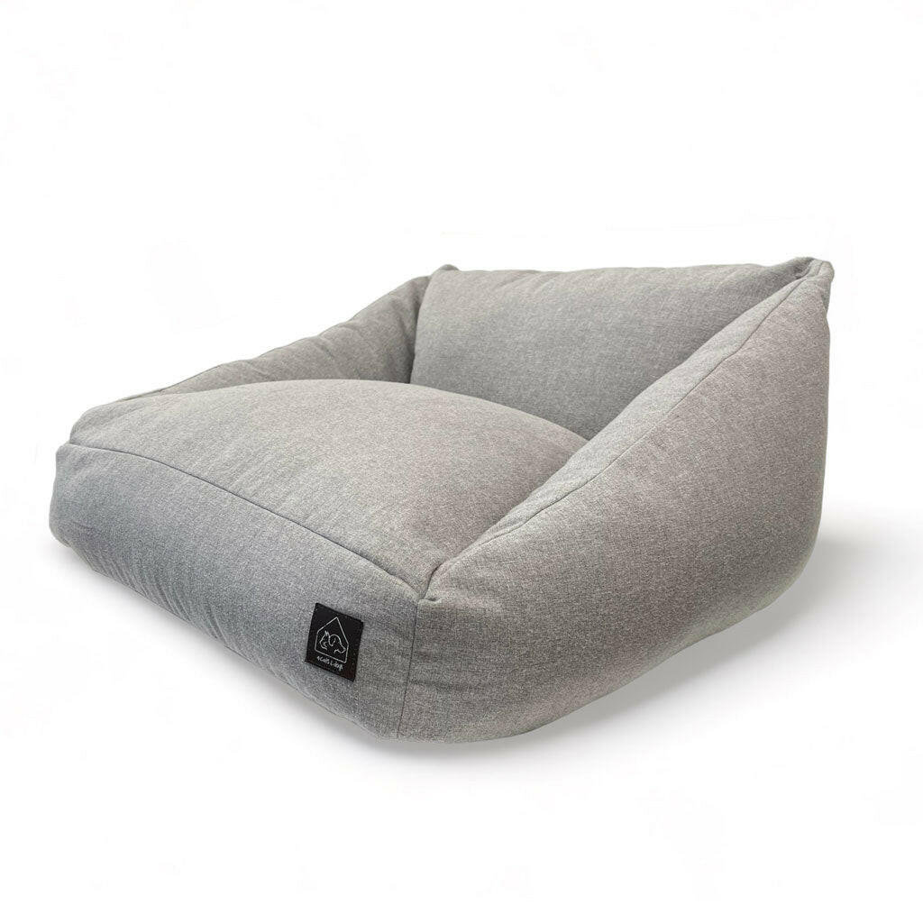 4 Cats & Dogs Loafer Sofa Bed, Carbon, 23.5x22.5"