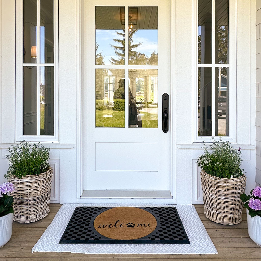 4 Cats & Dogs Meowtini Round Entrance Mat