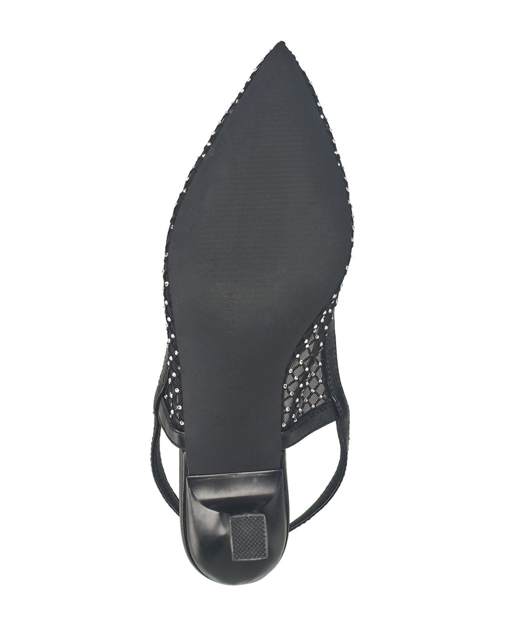 French Connection Women's Elea Mesh and Stone Slingback Heel