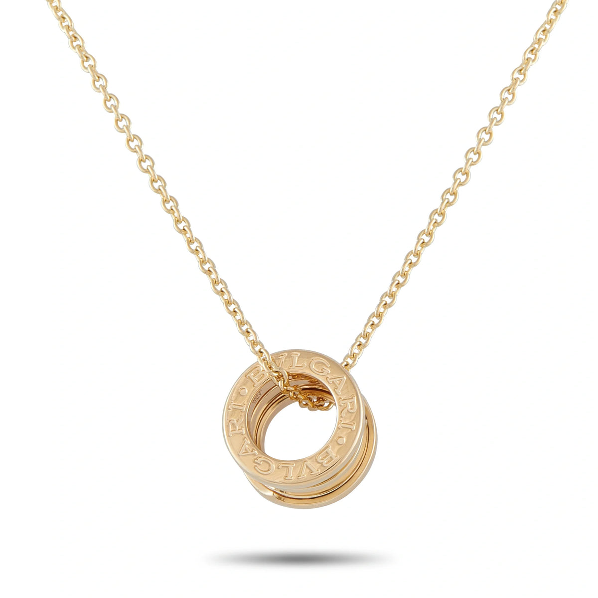 Bvlgari B.zero1 18K Yellow Gold Pendant Necklace BV10-100726