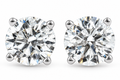 1ct Diamond Studs IGI Certified Lab Grown 14k Rose Gold (I-J,VS1-VS2)