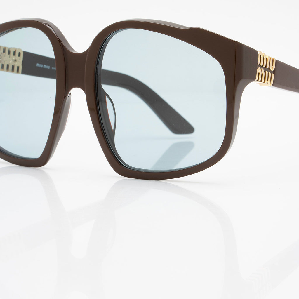Miu Miu Logo Oversized Sunglasses