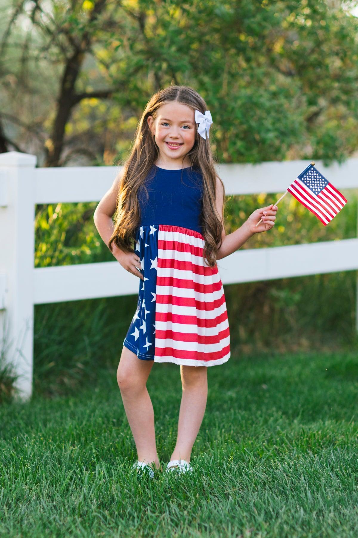 Mom & Me - American Flag Dress