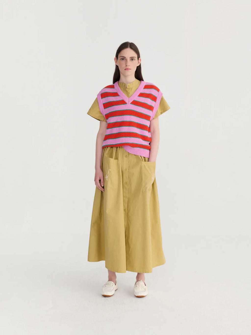 Bobo Choses Striped Knit Vest