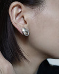 Silver Heart Knock Clip-On Earrings