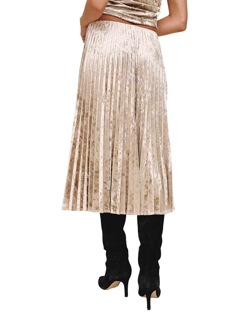 Bella Dahl Clean Waist Pleated Skirt