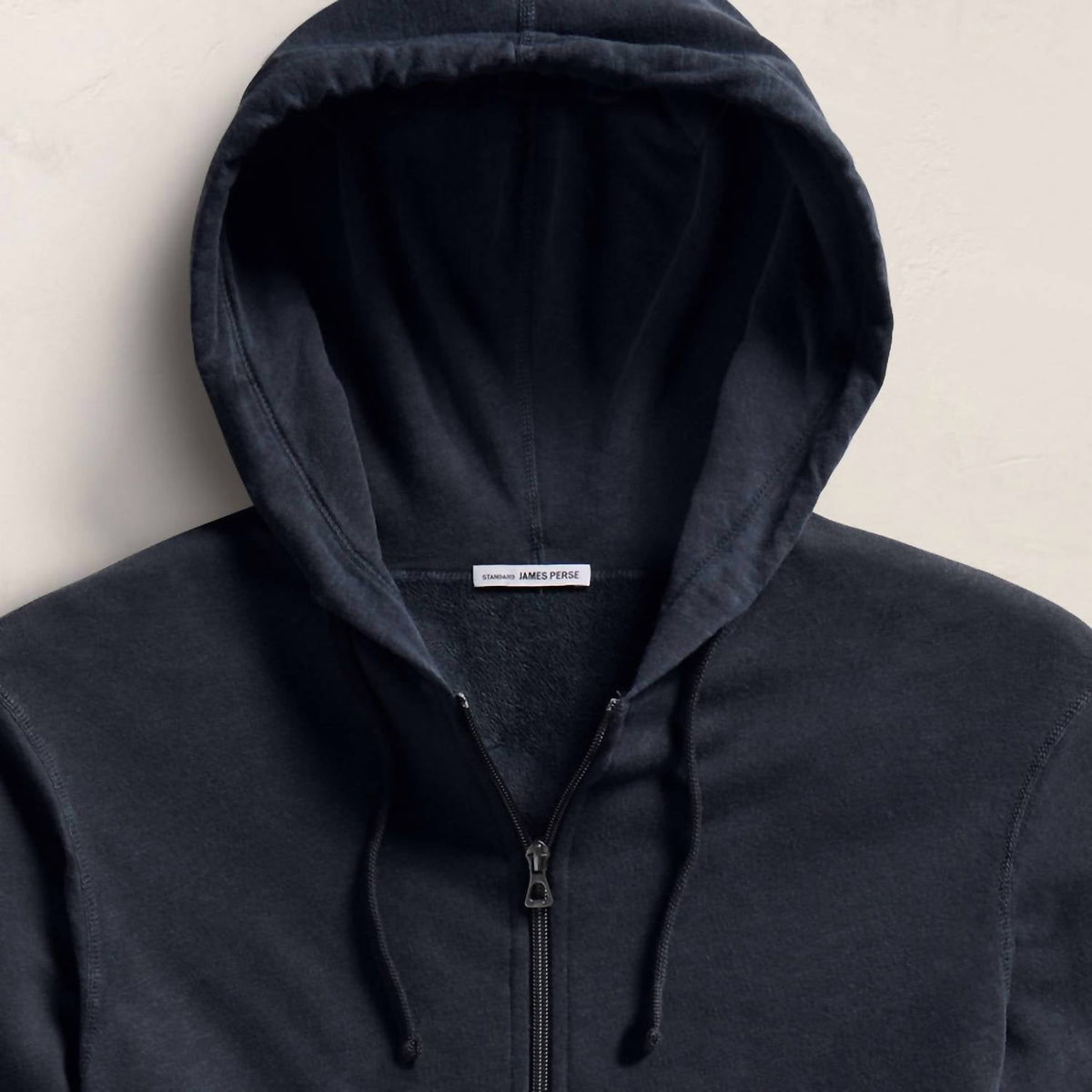 Men's French Terrry Zip Up Hoodie In Deep