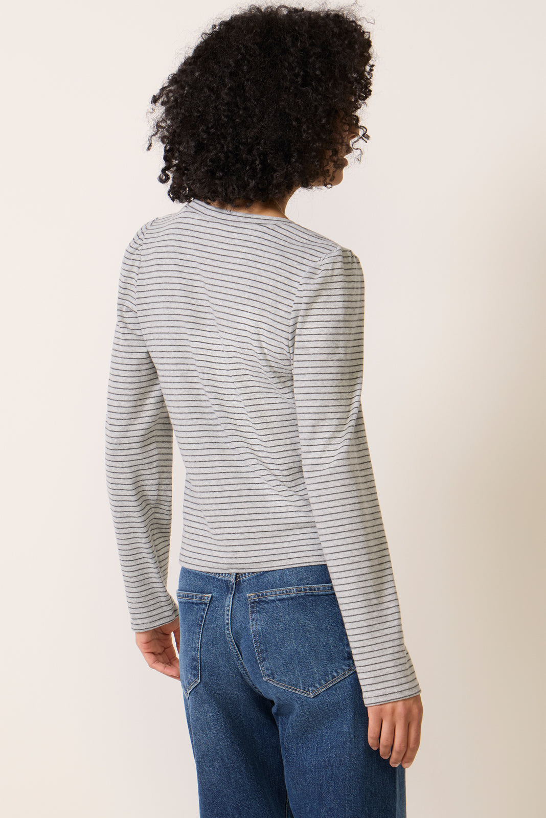 Women's Jeanne Stripe Puff Sleeve Top