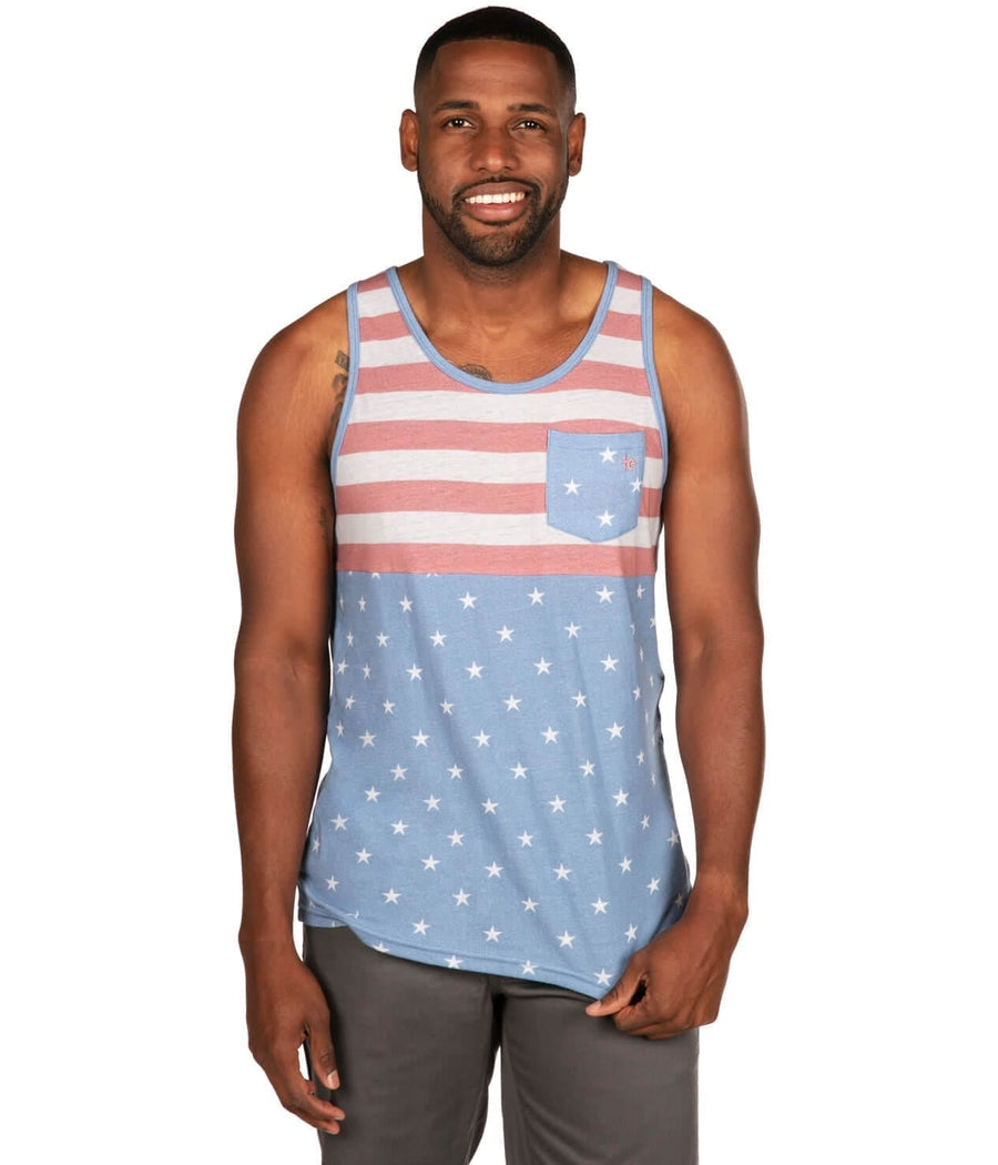 Men's Faded Flag Tank Top