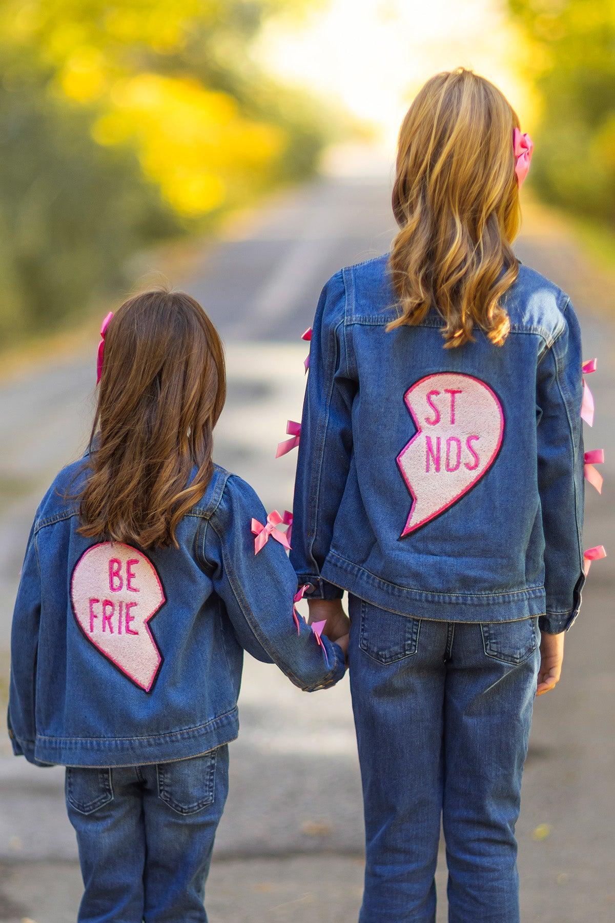 "Best Friends" Denim Jacket