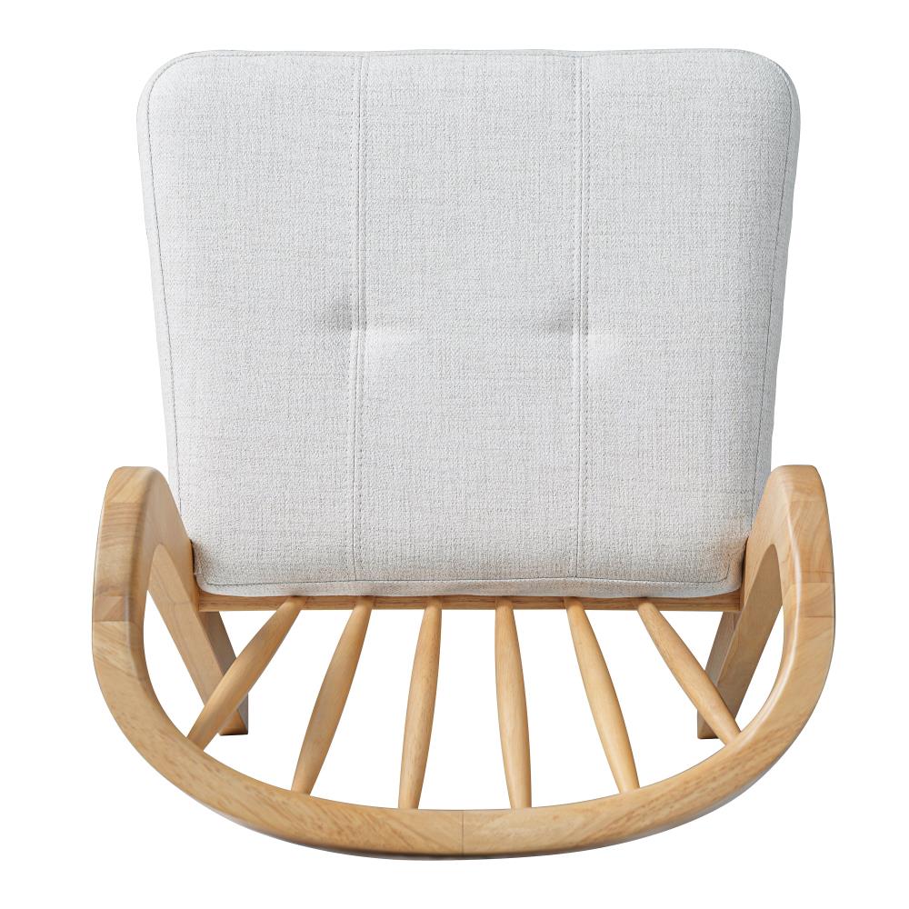 Mid-Century Dining Chairs with Padded Seats and Wooden Frames
