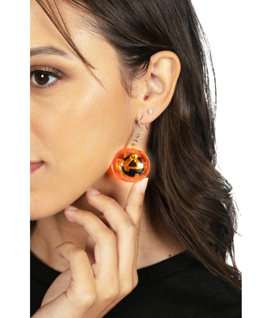 Light Up Pumpkin Earrings