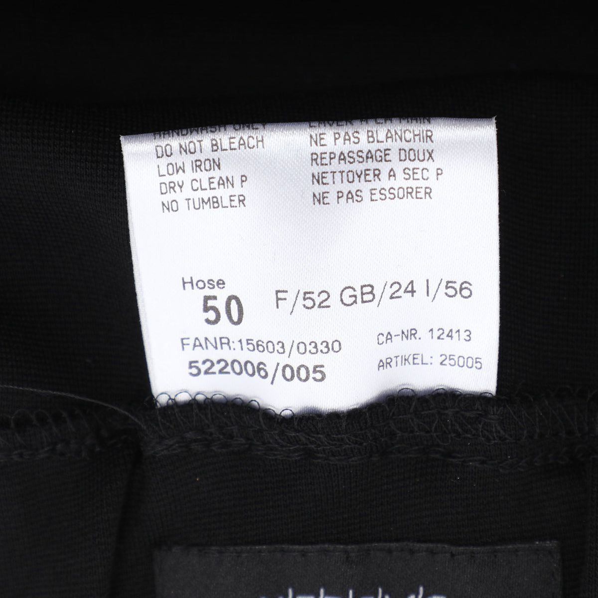 Basler Black Jersey Trousers