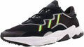 Men's Ozweego Sneaker In Core Black/solar Green/onix