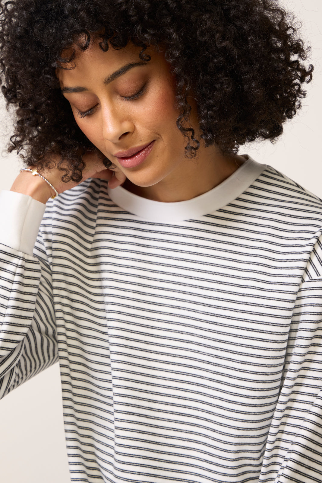 Women's Kaylin Cozy Stripe T-Shirt