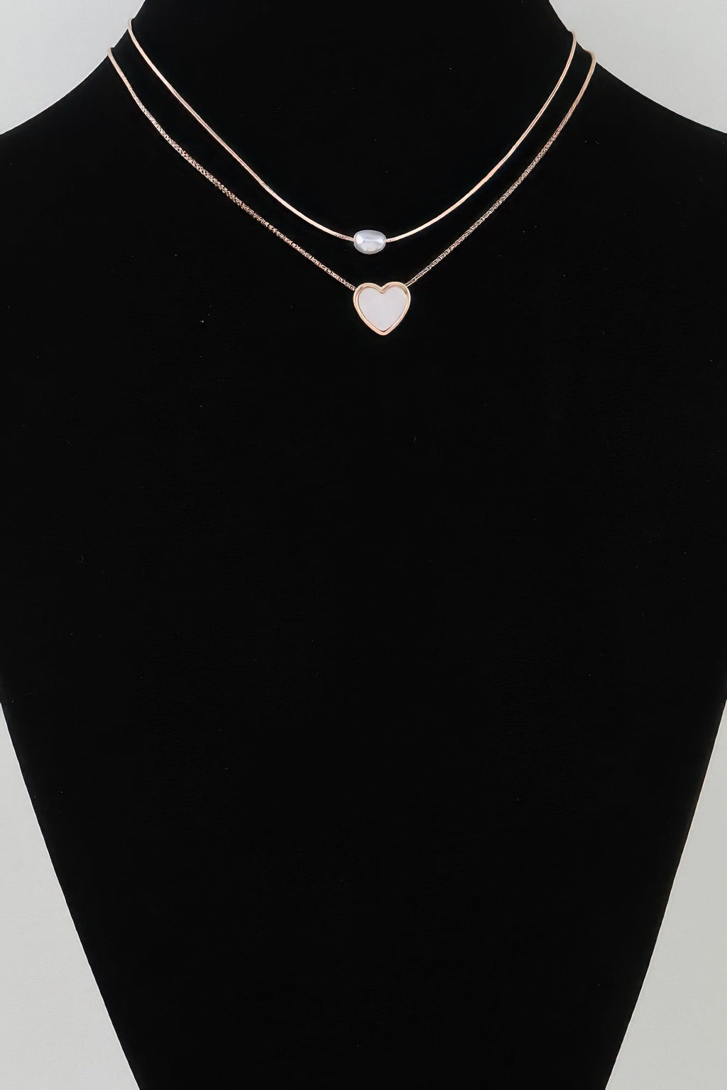 Love You Double Chain Necklace