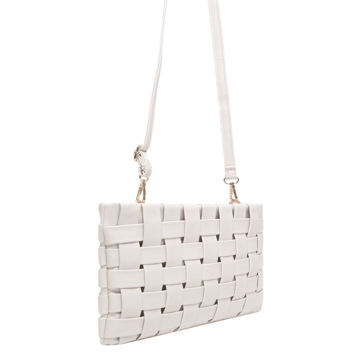 Lindy Woven Large Clutch