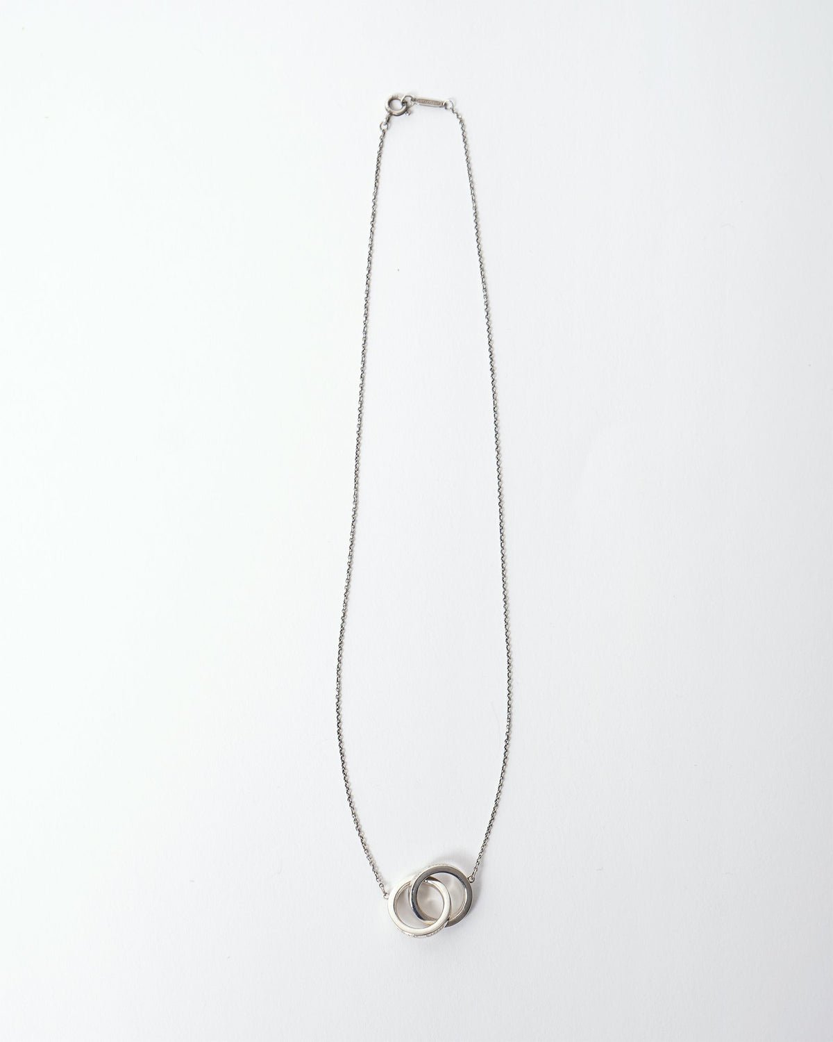 Silver 1837 Interlocking Circle Pendant