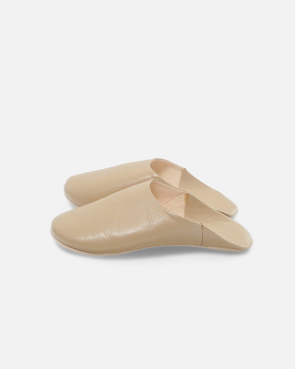 Moroccan Babouche Basic Slippers / Sand
