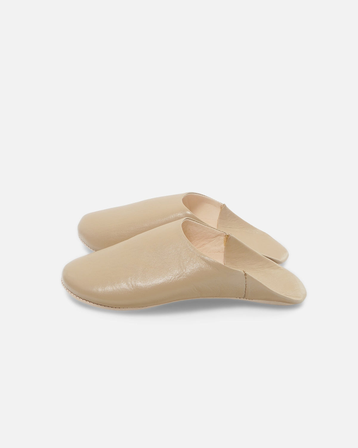 Moroccan Babouche Basic Slippers / Sand