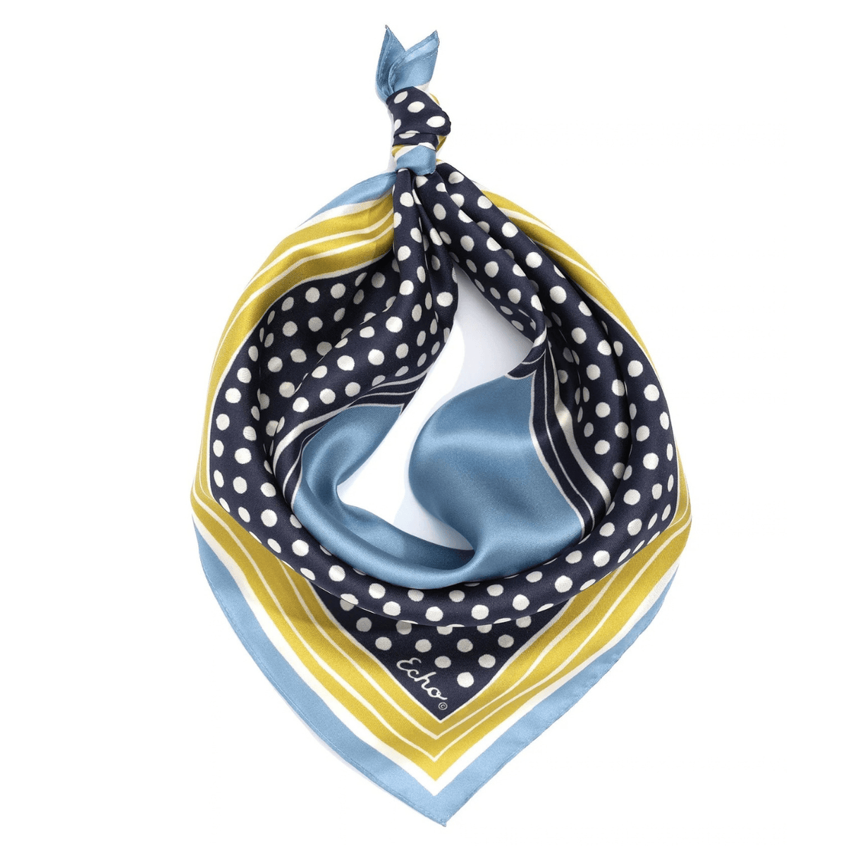 Dotty Silk Bandana