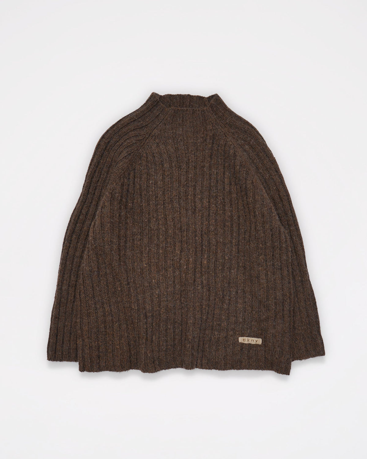 Mock Neck Rib Sweater