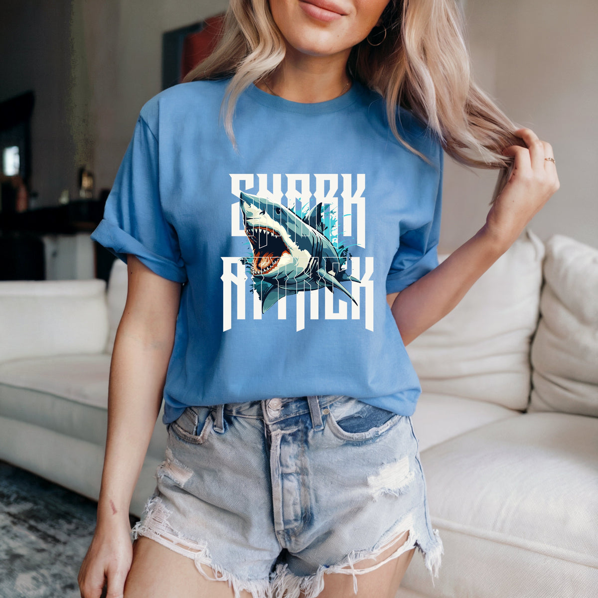 Jaws Ladies New Fashion Short Sleeves