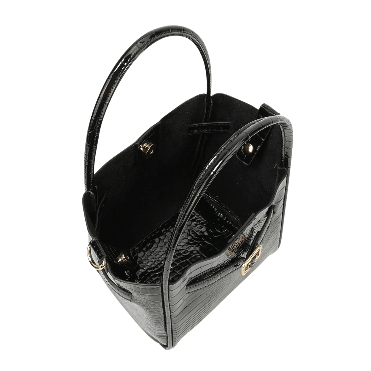 Hollace Croc Mini Tote