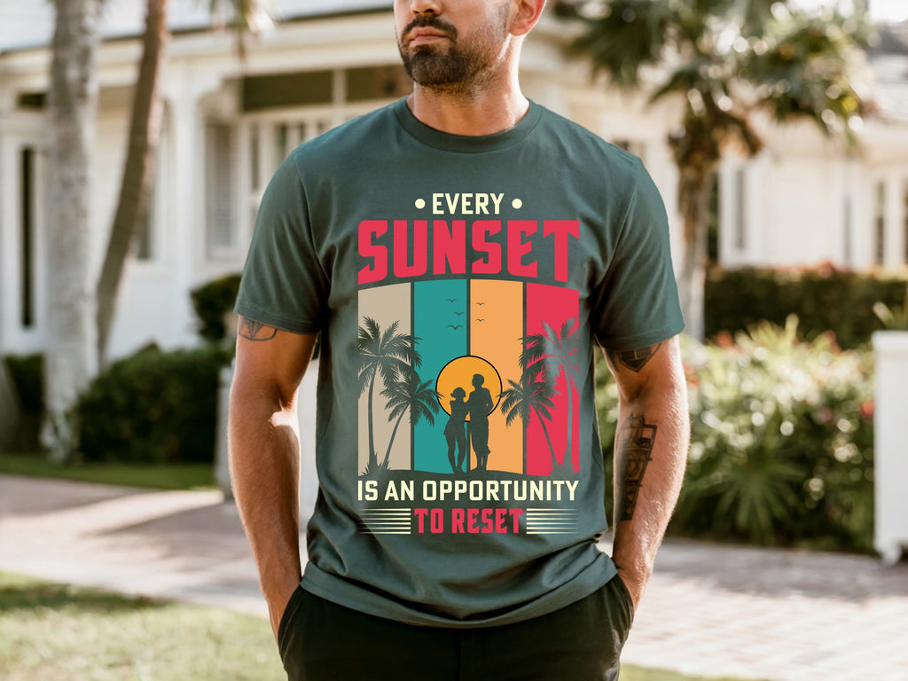 Couple On Vacation Unisex Niche T-Shirts