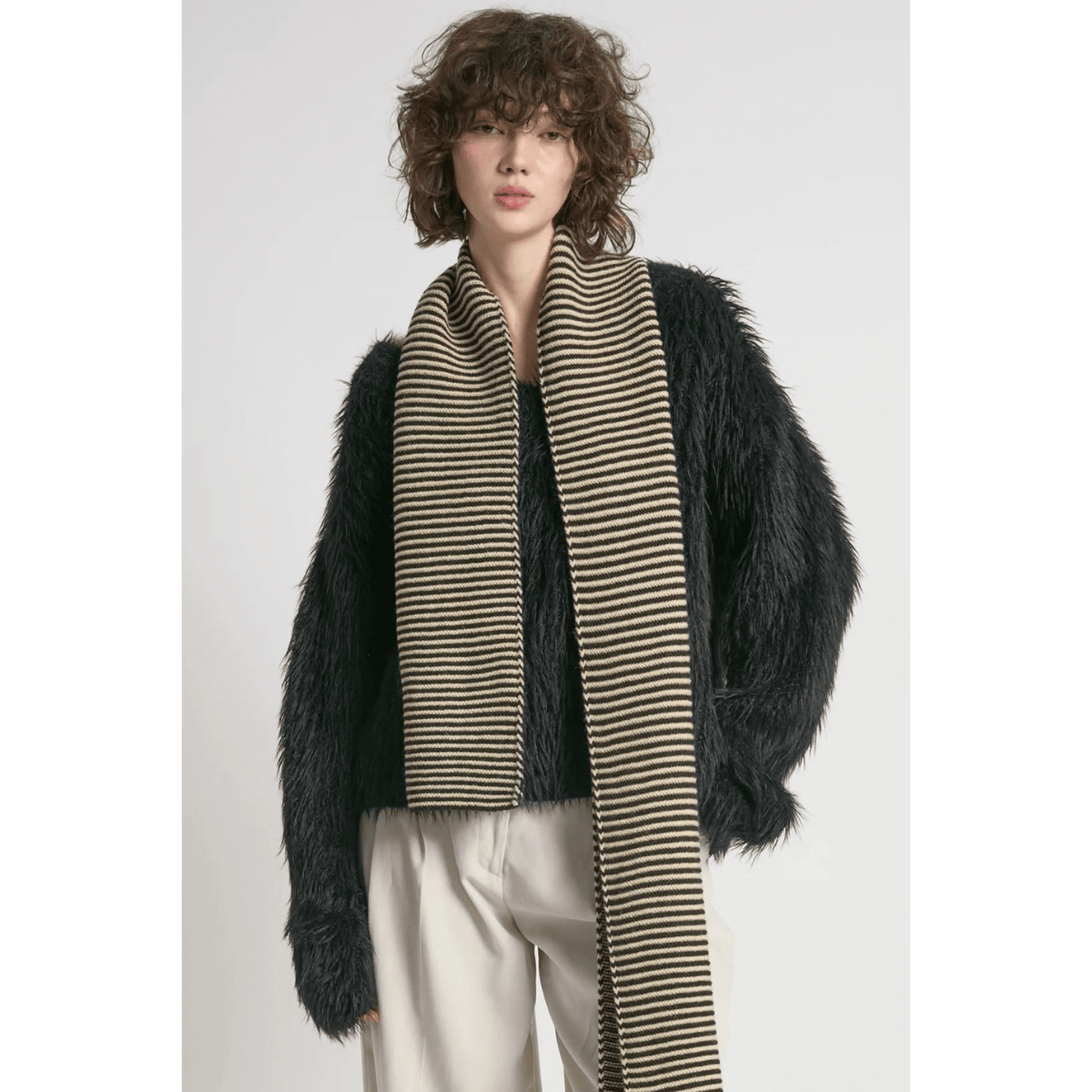 Striped Stitch Scarf