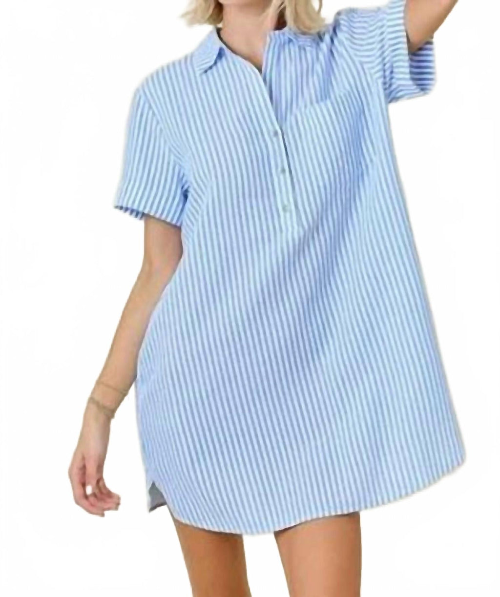 Desi Mini Dress In Blue