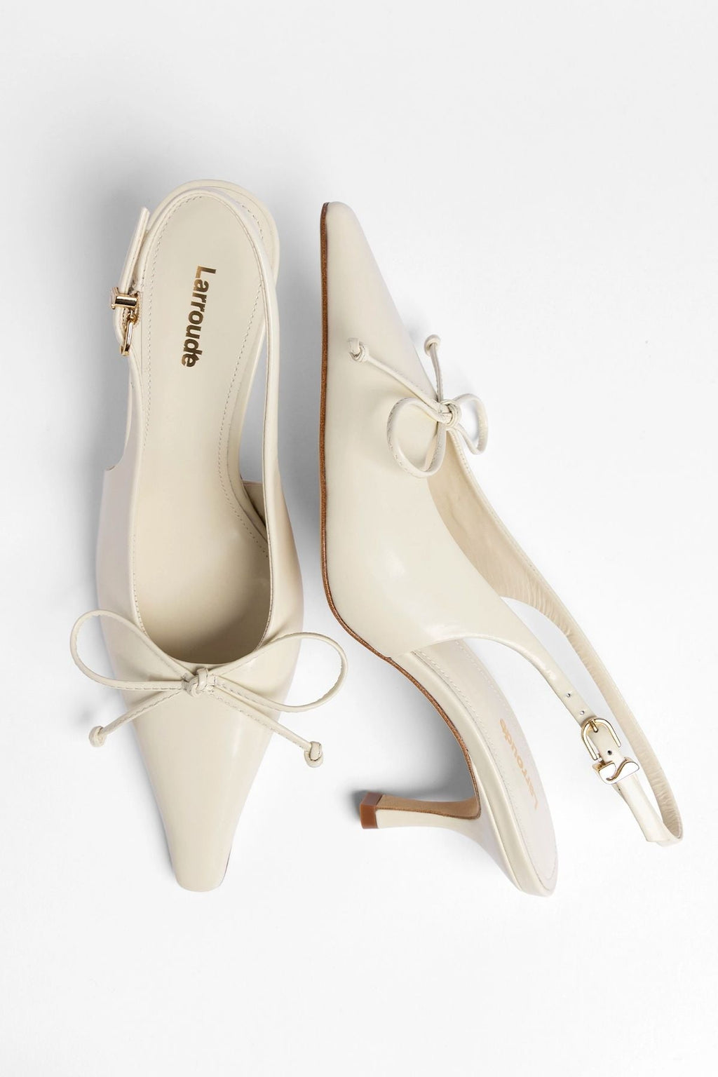 Bardot Pump Ivory Leather
