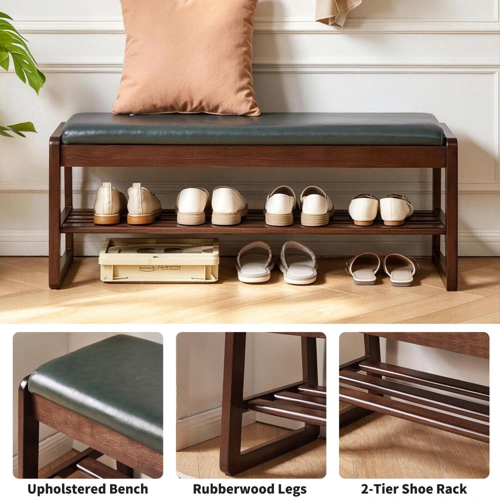 Wooden Shoe Storage Bench with Lift Top