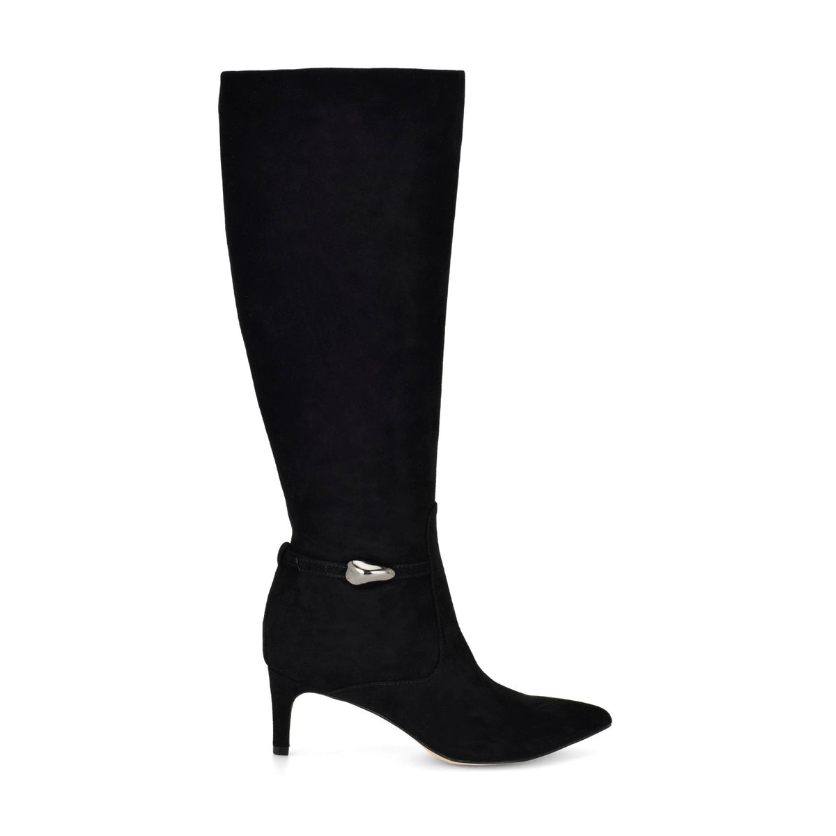 Salla Detailed Leather Knee High Boots