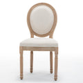Farmhouse Solid Wood Dining Chairs with Cushioned Seats
