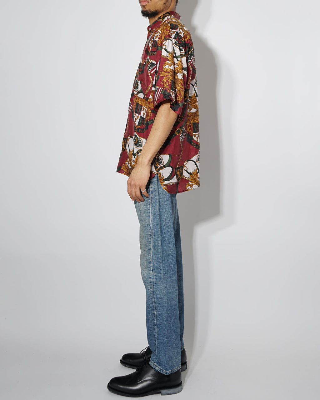 Silk Shirt Short Sleeve / Pattern A