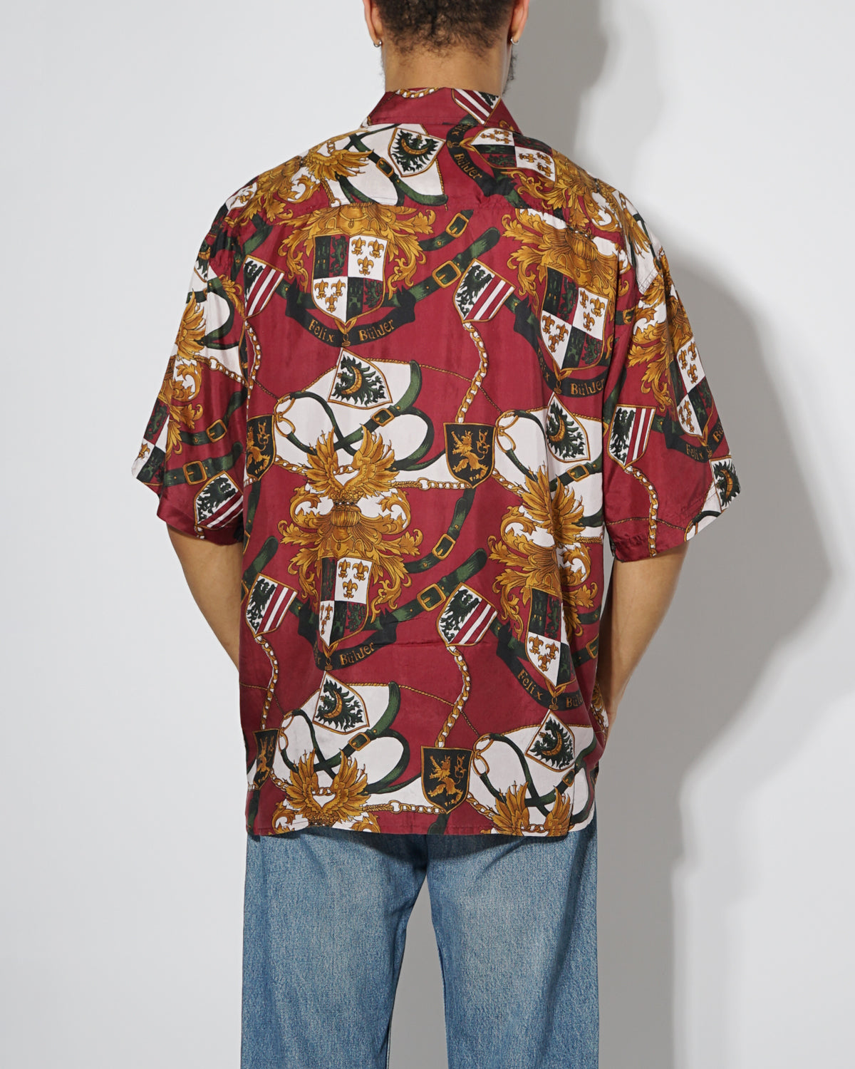 Silk Shirt Short Sleeve / Pattern A