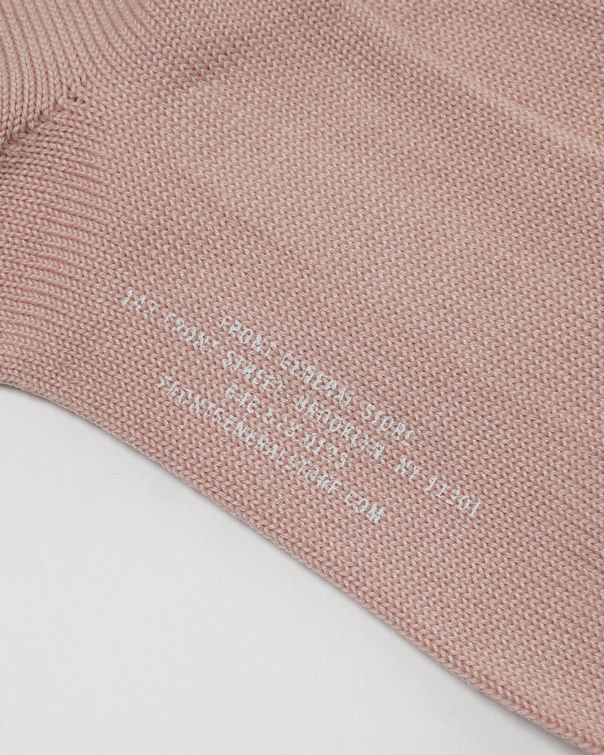 Silket Rib Socks / Pink