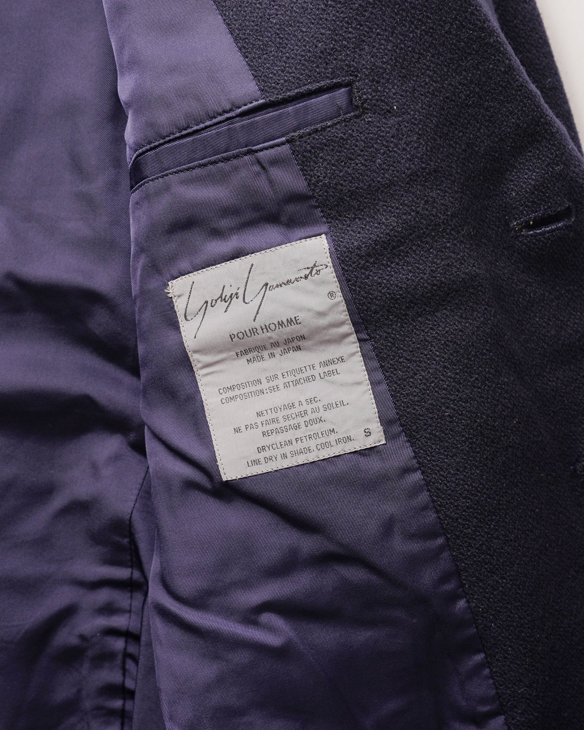 Leather Piping Pocket Tailored Jacket