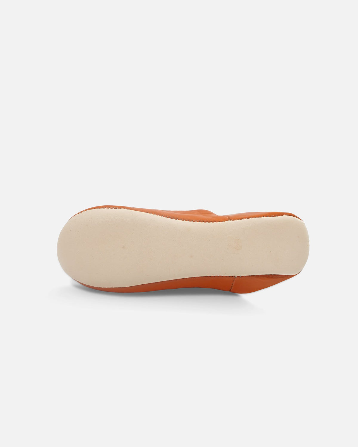 Moroccan Babouche Basic Slippers / Cognac