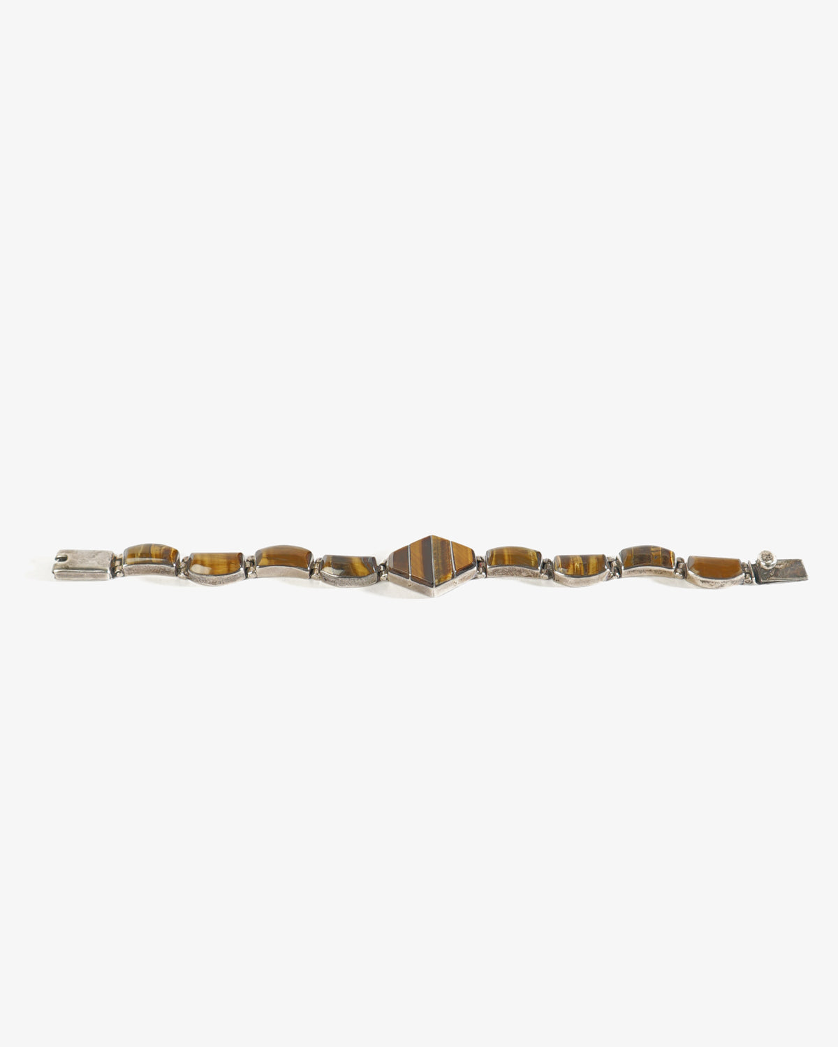 Silver x Tiger Eye Bracelet