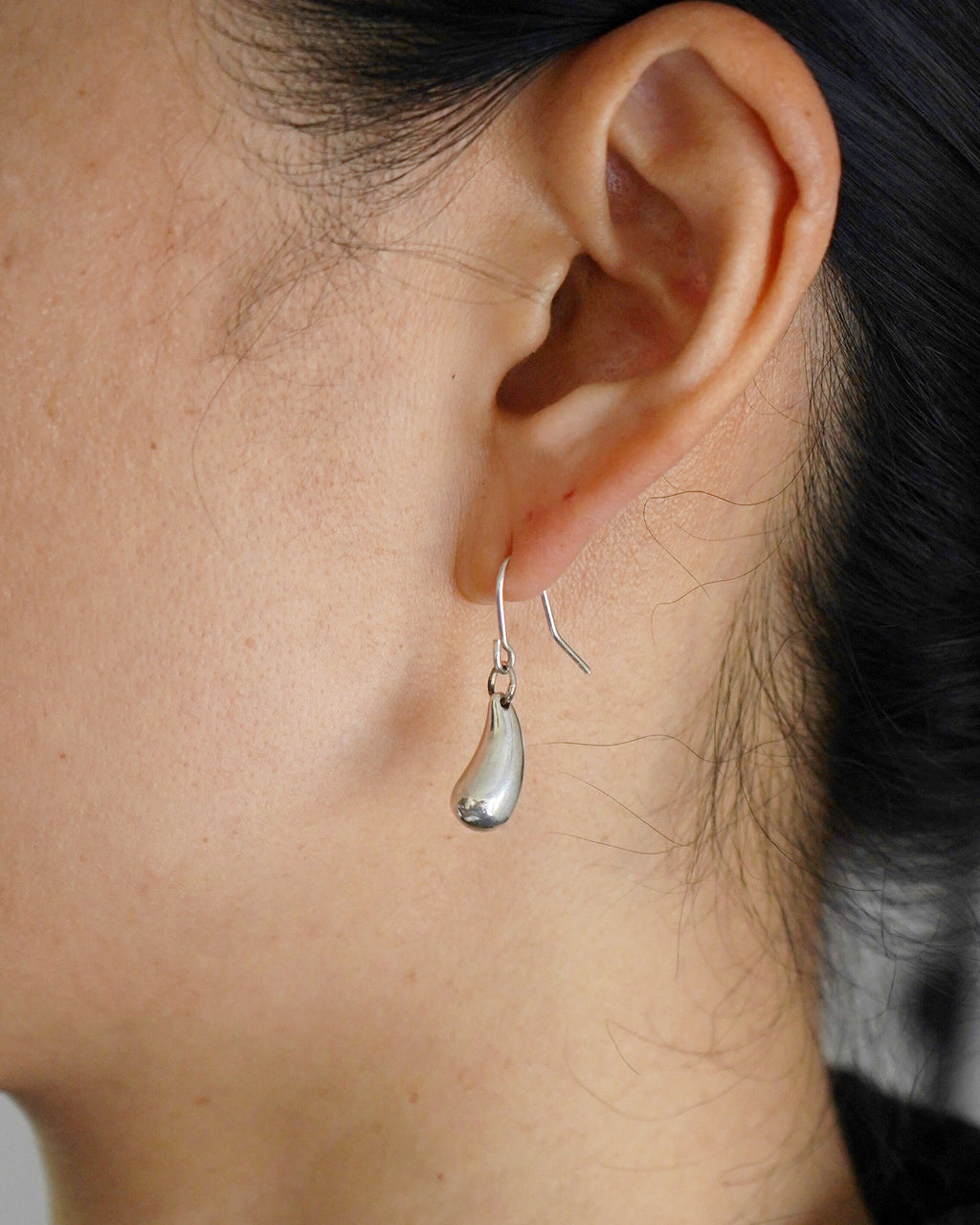 Silver Teardrop Earrings